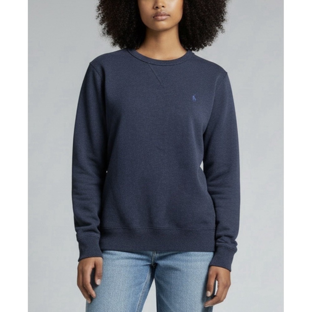 Polo Ralph Lauren Crewneck Sweatshirt Navy Blue XL Streetwear Preppy Lounge